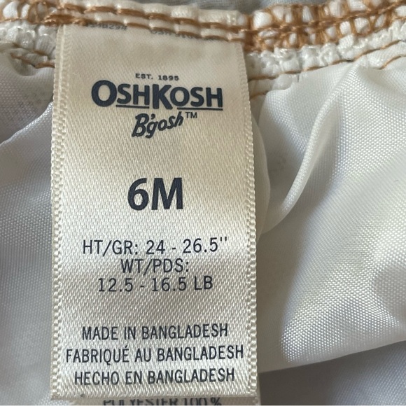 OshKosh B'gosh Denim and White Tulle Skirtall Size is 6 Months - Picture 7 of 10